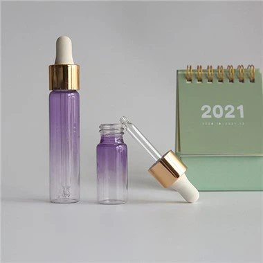 Flacons compte-gouttes transparents pour huiles essentielles