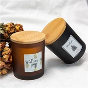 Récipients à bougies en verre coloré