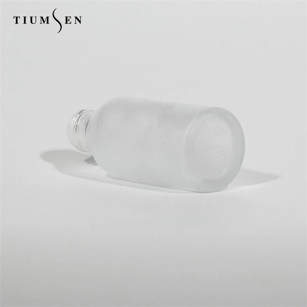 Glass Boston Round Bottles With Dropper Cap