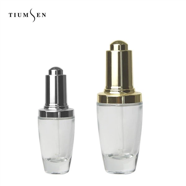 Silver Dropper Bottle