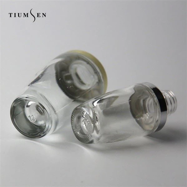 Silver Dropper Bottle