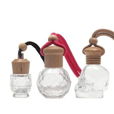 Verre de bouteille de parfum de voiture de 5 ml