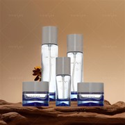 Bouteilles en verre cosmétiques