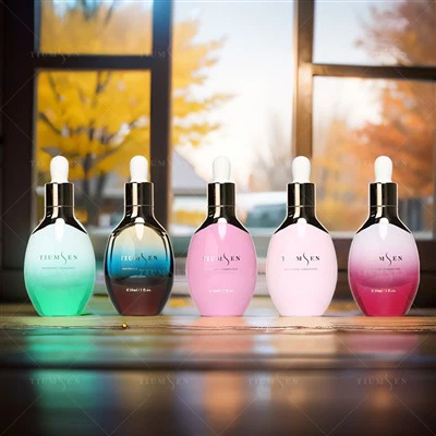 Bouteilles de compte-gouttes givrées